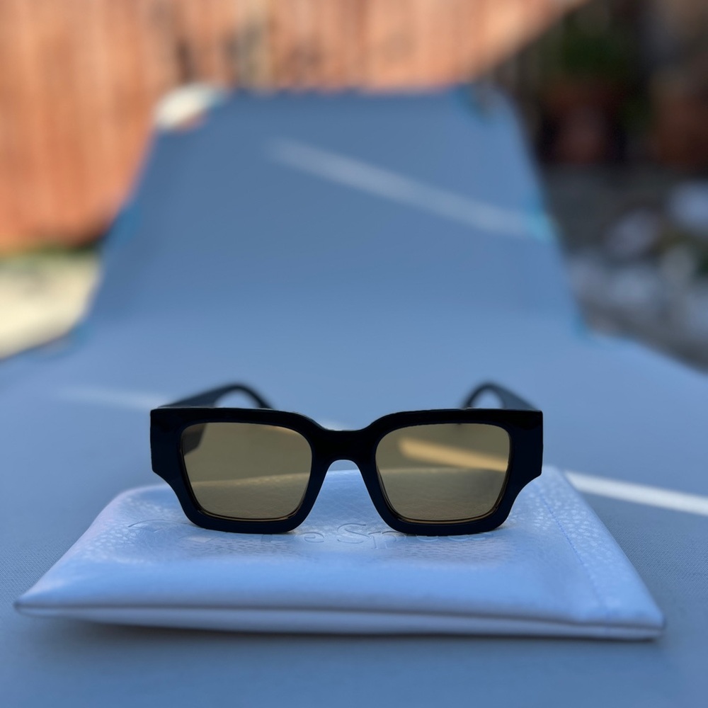 Le Specs Atlantis with Yellow Tinted Lens Sunglasses